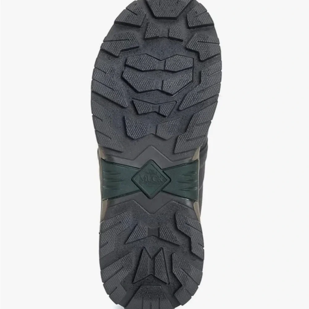 Men's Durable Black and Brown Rain Boots